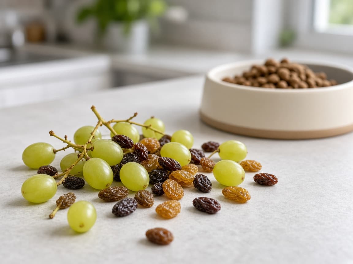 Grapes and raisins food safety